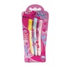 Dorco Eyebrow Razor Eyebrow Trimmer Shai Peach Fuzz Razor 3-Pack