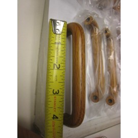 Unbranded 10 New Red Oak Wood Drawer Pull Cabinet/Furn. Hardware~ 3 3/4" C-C SALEM AV31124