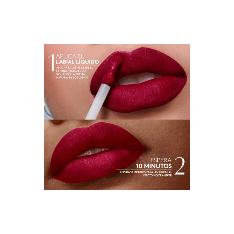 ésika - Labial Líquido Hidracolor Mate 6 ml - Rojo