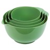 BoxedHome 4 Quart Large Plastic Mixing Bowls, Microwave Safe Mixing