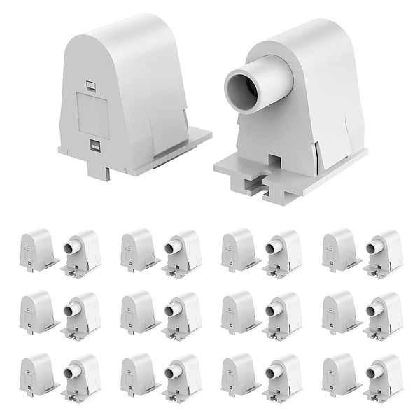 (12-Pairs) JESLED Single Pin FA8 Tombstone - Non-Shunted T8/T10/T12 LED