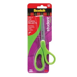 Scotch 7-Inch Student Scissors, Assorted Colors