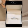 Engagement Ring for Women Sterling Silver 925 | Proposal Promise