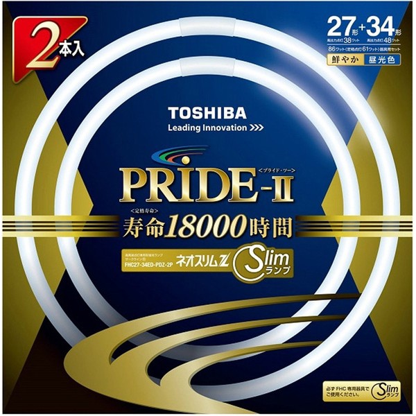 Toshiba NeoSlim Z Pride II Round Slim Fluorescent Light Bulb (FHC)