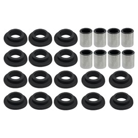 Mabutingti Damper Bushings and Sleeve Set (16 Bushings + 8 Bearing Sleeves) Fits All 4 Shock Absorbers - Arctic Cat 250 300 375 400 500 650 700 Bearcat 454