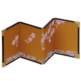 (TV Series Crafts (yamasita Craft) Made in Japan 4 Songs Mini Gold 屏風 観世 Cherry Small 42065630