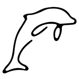 Fake Tattoo Animal - Temporalis® | Adult Temporary Tattoos - EU Certified Cosmetics, Vegan & Waterproof - Lasts 1 to 2 Weeks [Minimalist Dolphin]