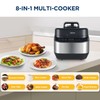 Midea Electric Pressure Cooker, 14° Inclined Panel, 8-in-1 Olla de