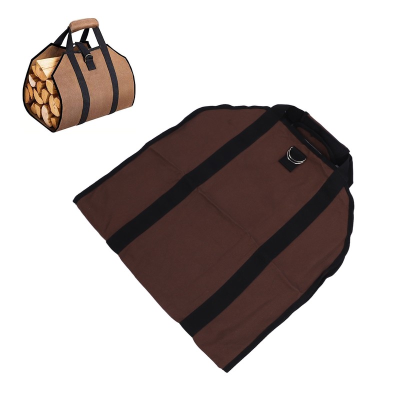 Firewood Carrying Bag Foldable Firewood Log Carrier Portable Large Capacity