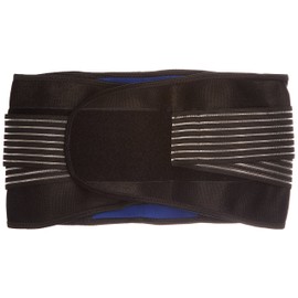 PhysioWorld Neoprene Double Pull Lumbar Back Support Brace - Large