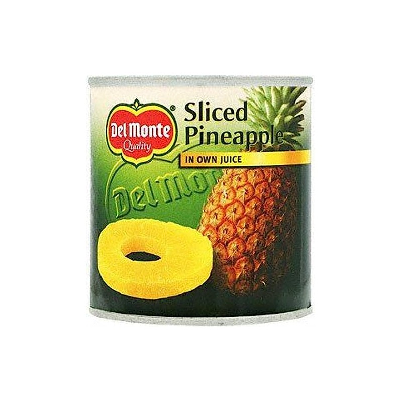 Del monte - Sliced Pineapple in own juice 435g
