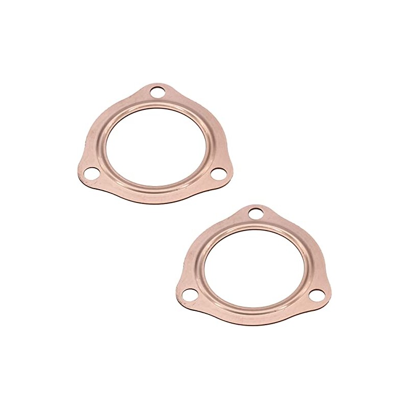 SHLPDFM 2 x 3 Inch 3-Hole Exhaust Gasket Exhaust Manifold