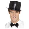 Smiffys 48260 Sequin Top Hat (One Size),Black