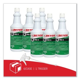 Betco® Symplicity™ Pro A Prewash, Citrus Scent, 32 Oz Bottle, Straw, Case Of 6