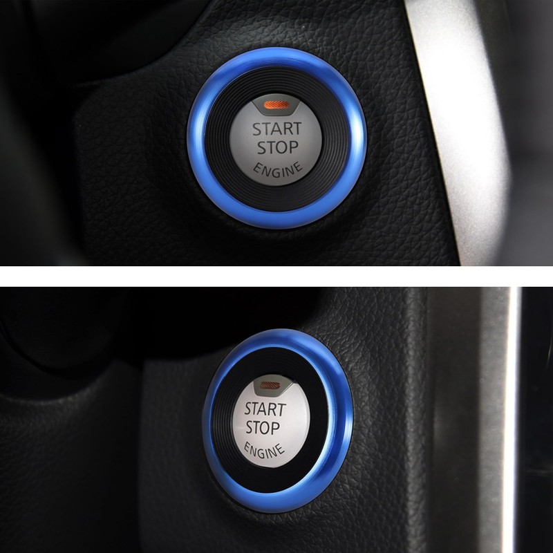TOMALL Engine Start Stop Ring Trim Compatible with Nissan Altima