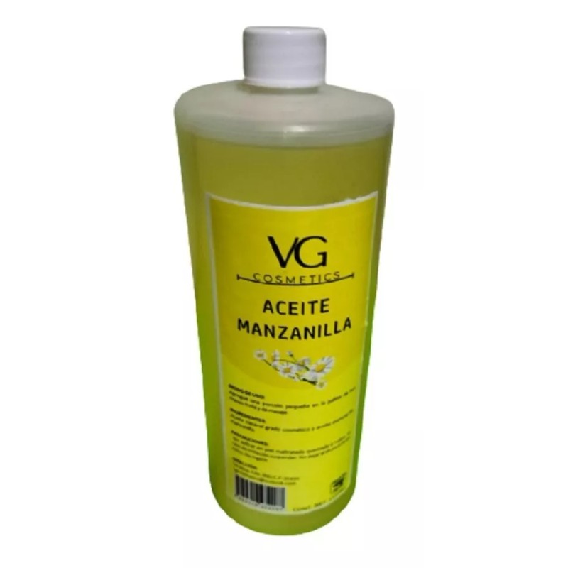 VGCOSMETICS Aceite Manzanilla Masajes Corporal Profesional Spa 1 Litro
