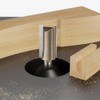 Router Bit Set for Woodworking, 1/4" Shank, Slotted Diameter 0.59inch,Straight