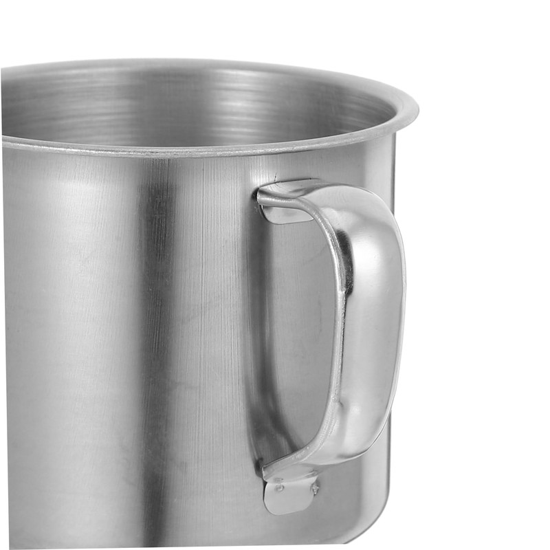 ABOOFAN 6Pcs 190ml Stainless Steel Kids Water Cups Handle Unbreakable