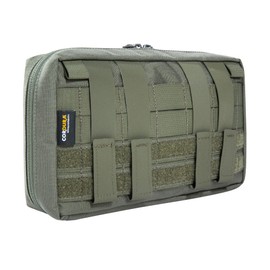 Tatonka Unisex - Adult Universal Pouch 14 x 24 Backpack Additional Bag, Stone Grey Olive, 14 x 24 cm