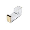 Dany Marcus Clear Acrylic Tape Dispenser with Gold Detail, Hand