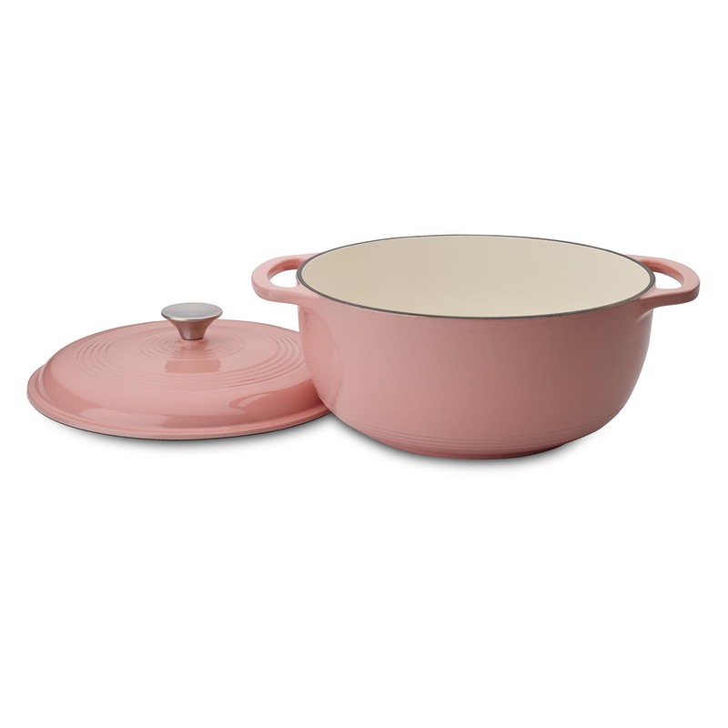 Mercer Culinary Enameled Cast Iron Round Dutch Oven, 6 qt.,