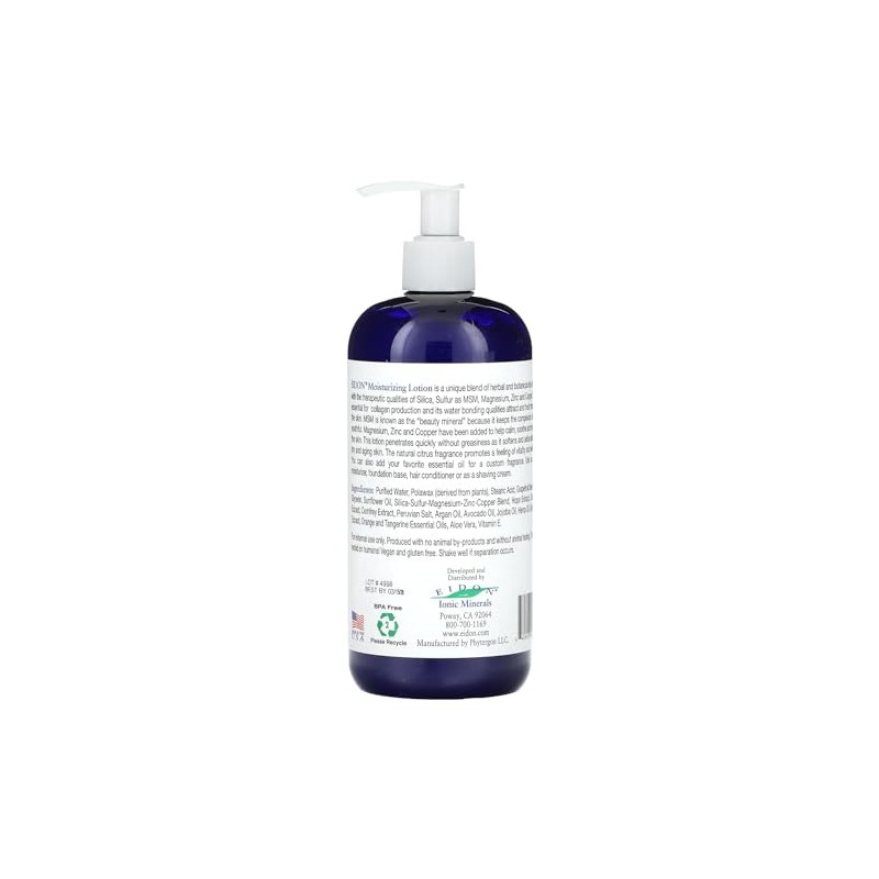 Silica & MSM Moisturising Lotion, 16 oz (474 ml)