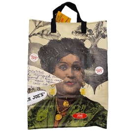 Trader Joe's "Home Cooking With Joe" ECO Reusable Grocery Shopping Bag, Vintage Crew Member Design, Eco-Friendly Durable Recycled Material