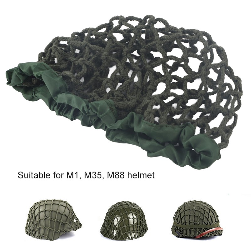1PC Army Green Cotton Helmet Camouflage Net Cover for M1