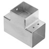 8PCS Square Tube Fittings - 3 Way Connector for 2"