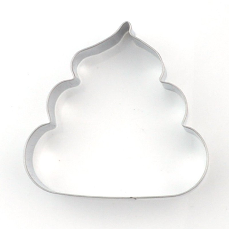 GXHUANG Cute Dung Cookie Cutter - Stainless Steel (Poo)