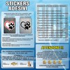 AMA SHOP PVC Wolf Sticker Model 10 Colour Black Sticker