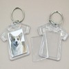 LT Acrylic Frame Keychain Clothing-Shaped Frame Photo Keyring Photo Frame Keychain Couple Item / LT 아크릴 액자 열쇠고리 옷모양 액자프레임 사진키링 사진액자열쇠고리 커플템