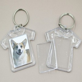 LT Acrylic Frame Keychain Clothing-Shaped Frame Photo Keyring Photo Frame Keychain Couple Item / LT 아크릴 액자 열쇠고리 옷모양 액자프레임 사진키링 사진액자열쇠고리 커플템
