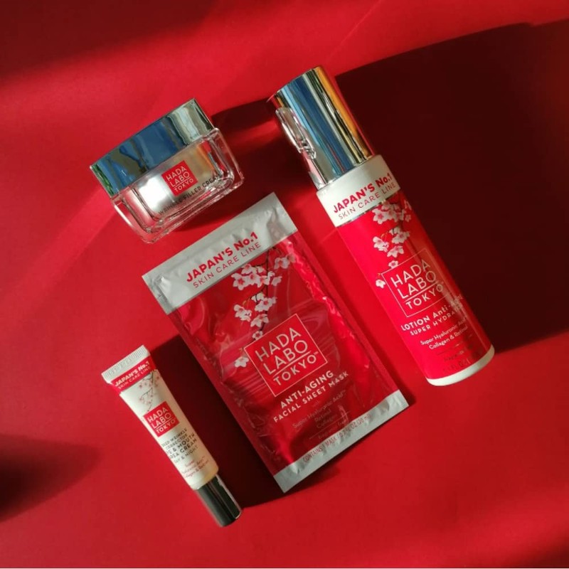 Hada Labo Tokyo Red Anti-Ageing Sheet Mask in Sachet