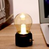 Creative Retro LED Night Light USB Rechargeable Night Light Black