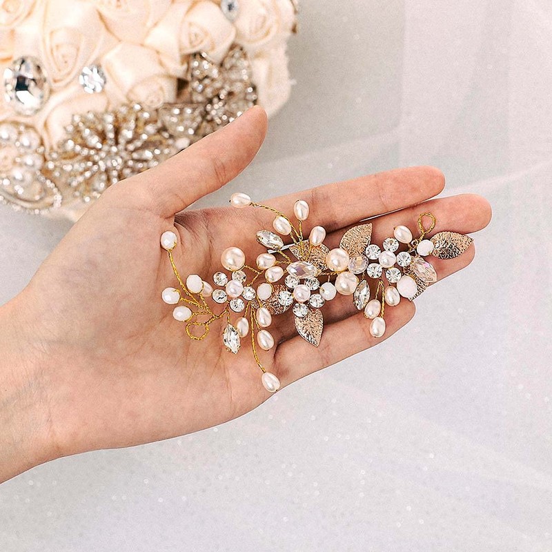 Gorais Accesorios para el pelo de novia para novia y