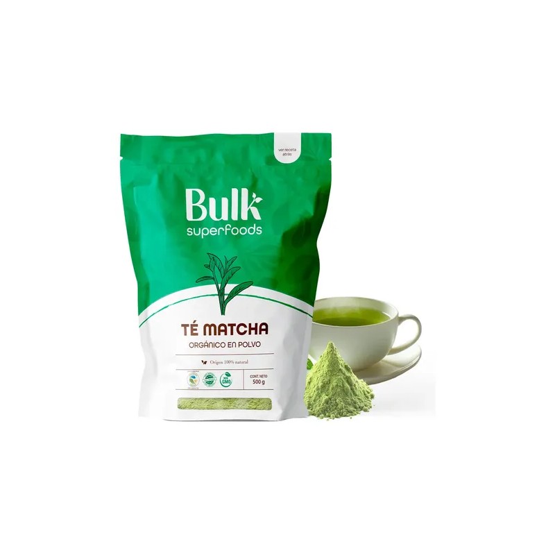 Té Matcha 500g 100 Orgánico Y Natural Bulk Superfoods