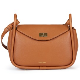 RAINSMORE Purses for Women Waterproof Leather for Women with Ribbons Shoulder Bag Suitable for Daily Shopping