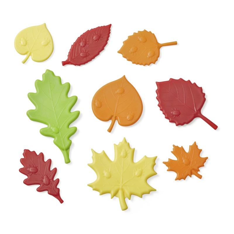 hand2mind Sensory Leaves Math Activity Set, Pattern Play, Shape Puzzle,