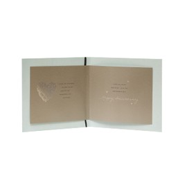 UK Greetings Wedding Anniversary Card for Husband - Holographic Heart Design