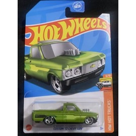 Hot Wheels Green Custom 72 Chevy Luv 118/250 Hot Trucks 6/10