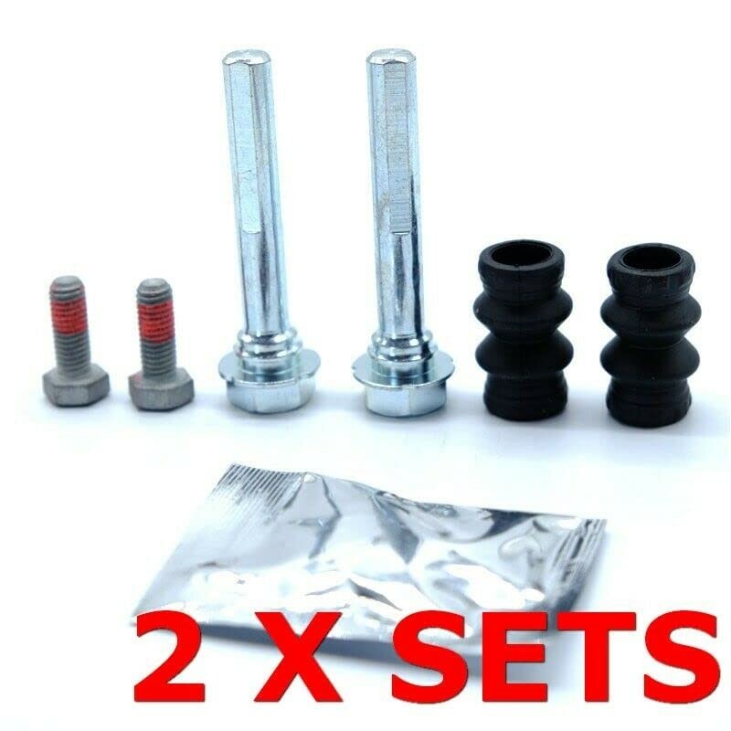 2 Sets Front Brake Caliper Slider Pin Kit Guide Bolts