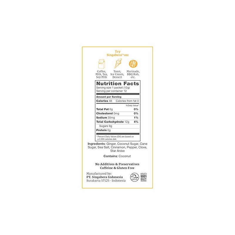 Singabera Ginger Drink Original Flavor (Pack of 3) 5.1oz