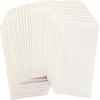 Rectangle Cloth-Like White Napkins, 40 Pack Fancy Paper Napkins, 22"