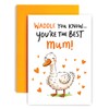 Huxters Mother's Day Card for Mum Birthday Card - You