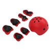 7pcs/set Children Safety Helmet Knee Elbow Pad Sets Breathable Riding