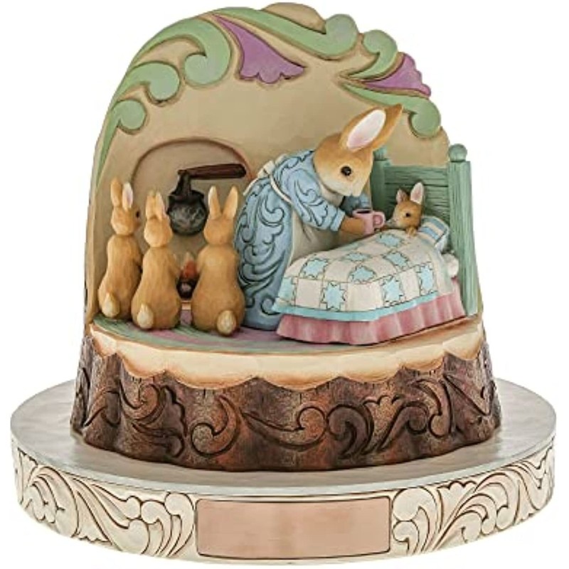 Jim Shore Beatrix Potter Mrs Rabbit with Bunnies Figurine 6.69