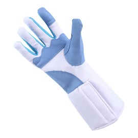IPENNY Right Hand Practice Fencing Glove, Anti-Skid Leather Palm Fencing Gloves for Epee Foil and Sabre Bout Practice (XS for Palm Width 2.76inches, Right)