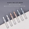 UPENOTE 6pcs Gel Pen set, Black Ink Pens 0.18mm /0.28mm