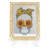 MaiYiYi DIY Skull Crystal Diamond Art Tabletop Kit Cute Skull